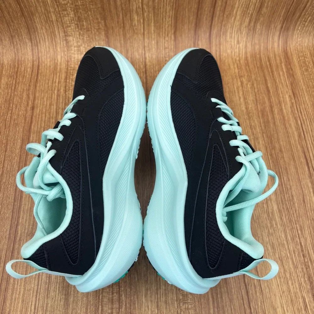 Under Armour GGS Assert 11 Youth 7Y Black Green Running Shoes 6006914-002 NEW